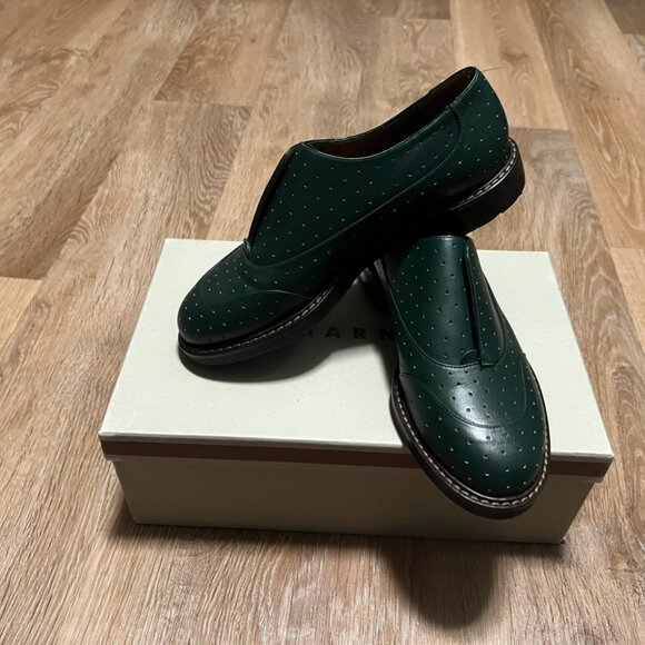 Marni Perforated Leather Loafers - Picture 2 of 16